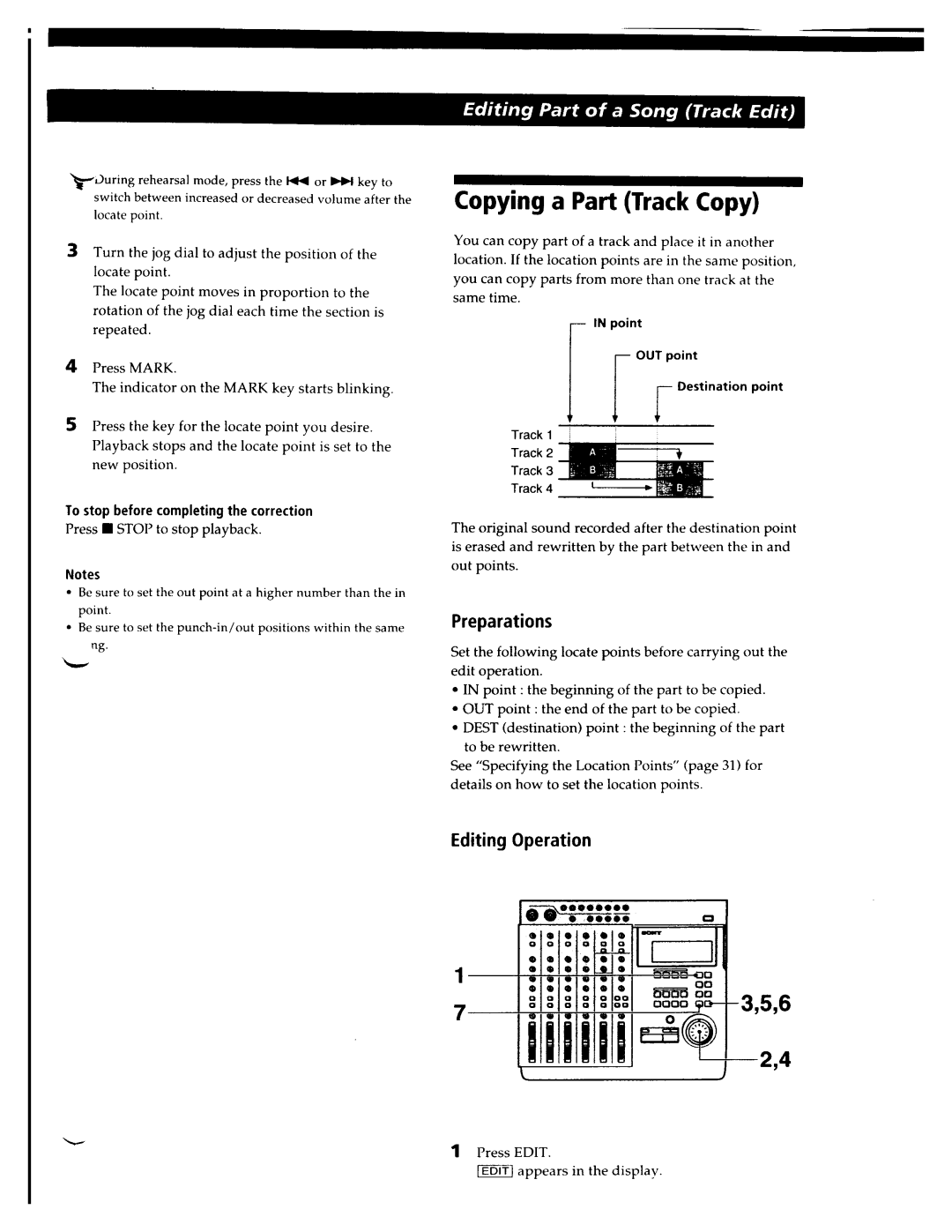 Sony MDM-X4 manual 