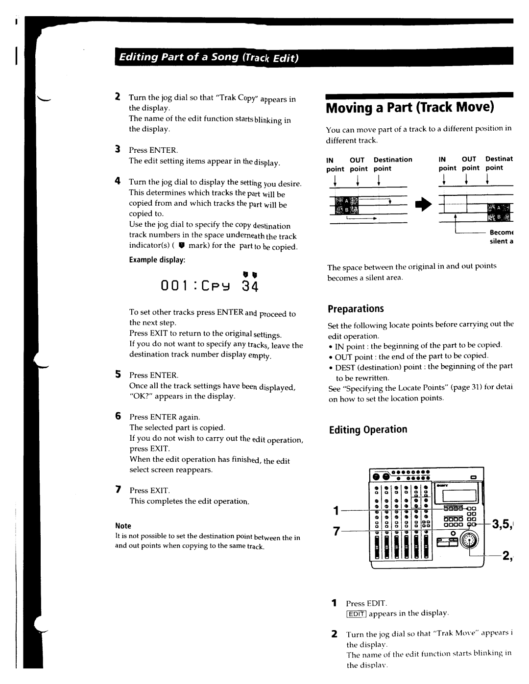 Sony MDM-X4 manual 