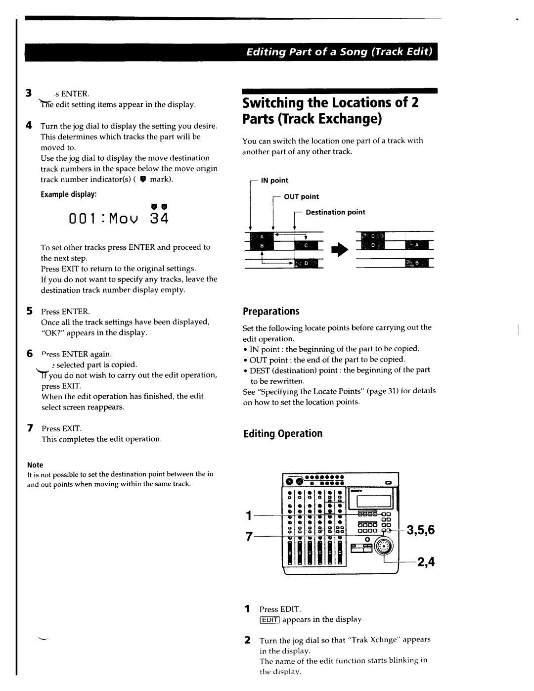 Sony MDM-X4 manual 