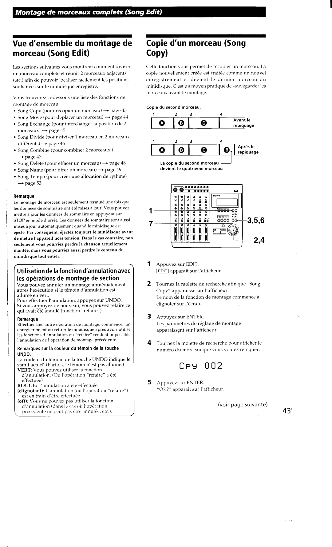 Sony MDM-X4 manual 