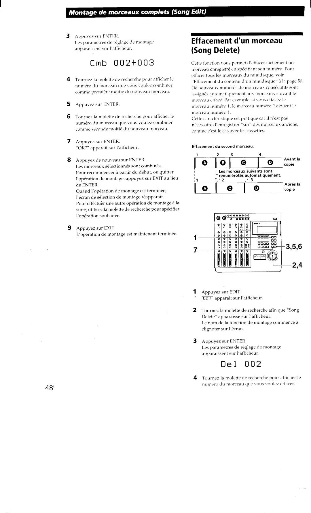 Sony MDM-X4 manual 