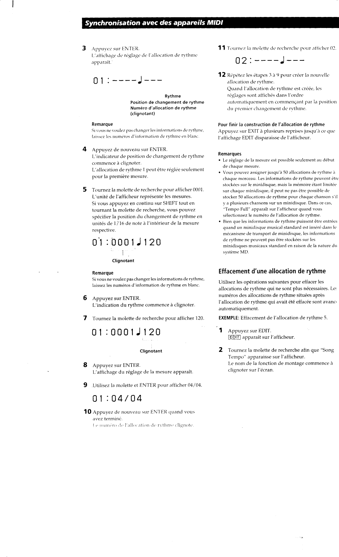 Sony MDM-X4 manual 