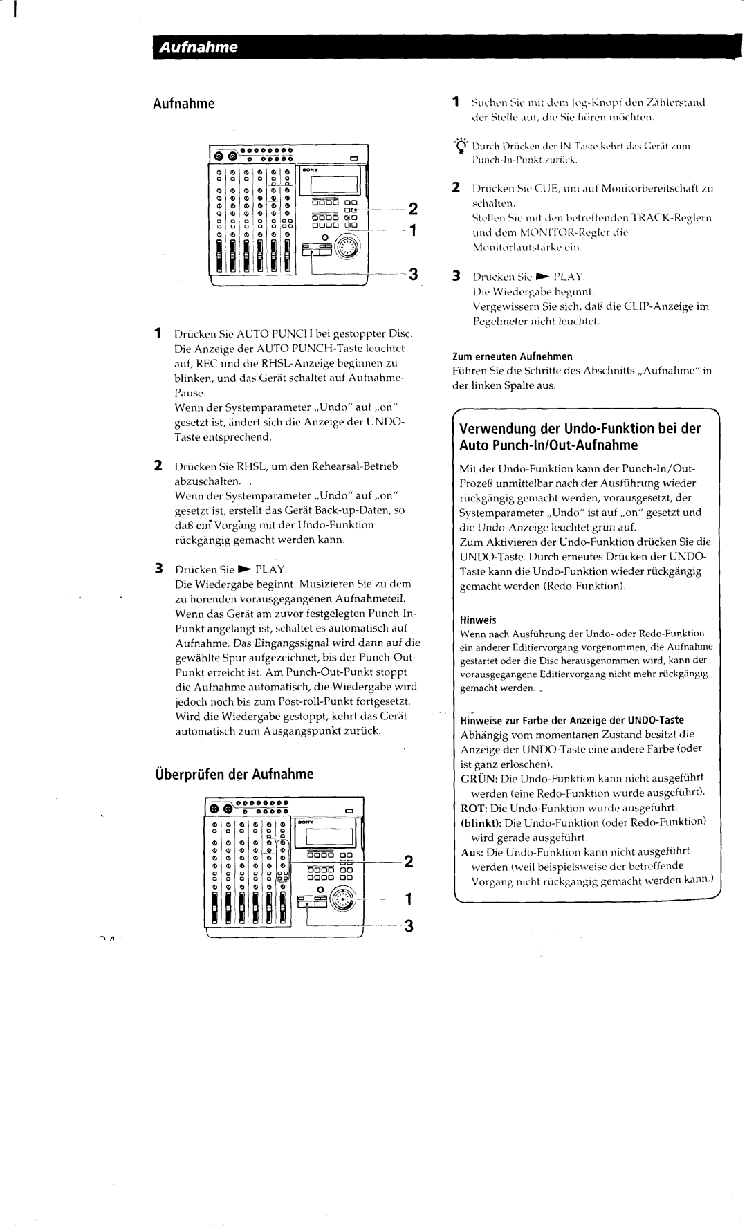 Sony MDM-X4 manual 