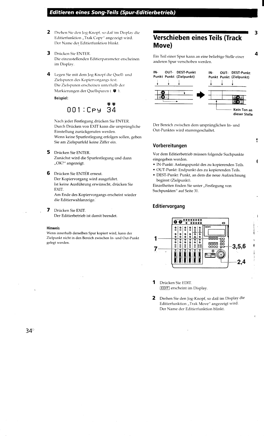 Sony MDM-X4 manual 