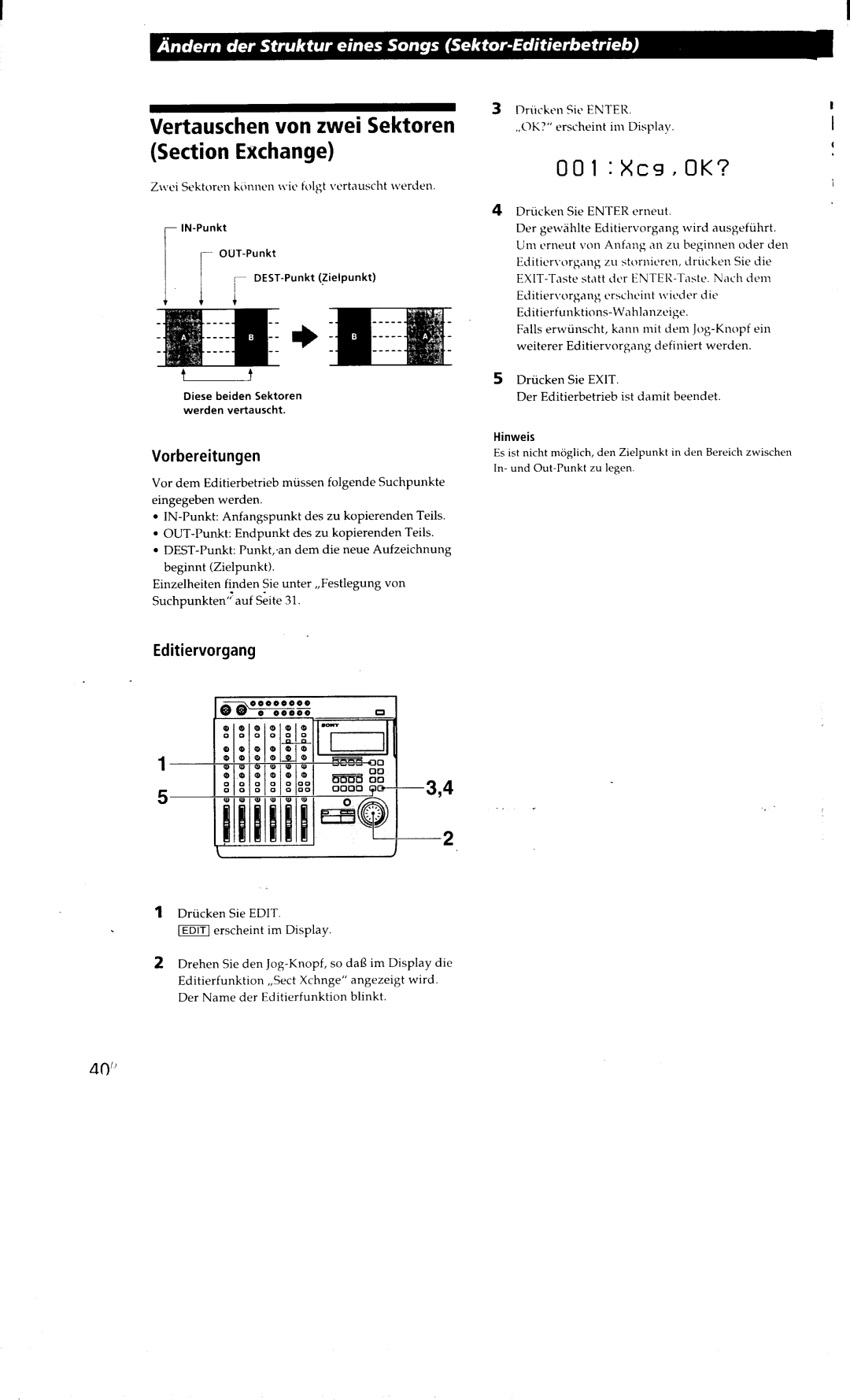 Sony MDM-X4 manual 