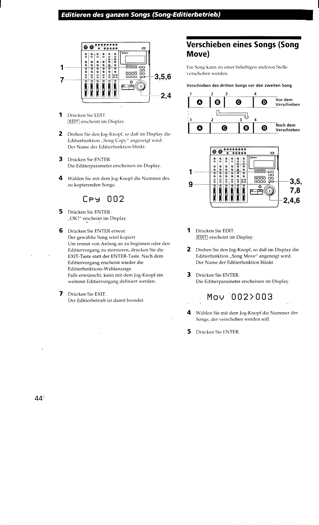 Sony MDM-X4 manual 