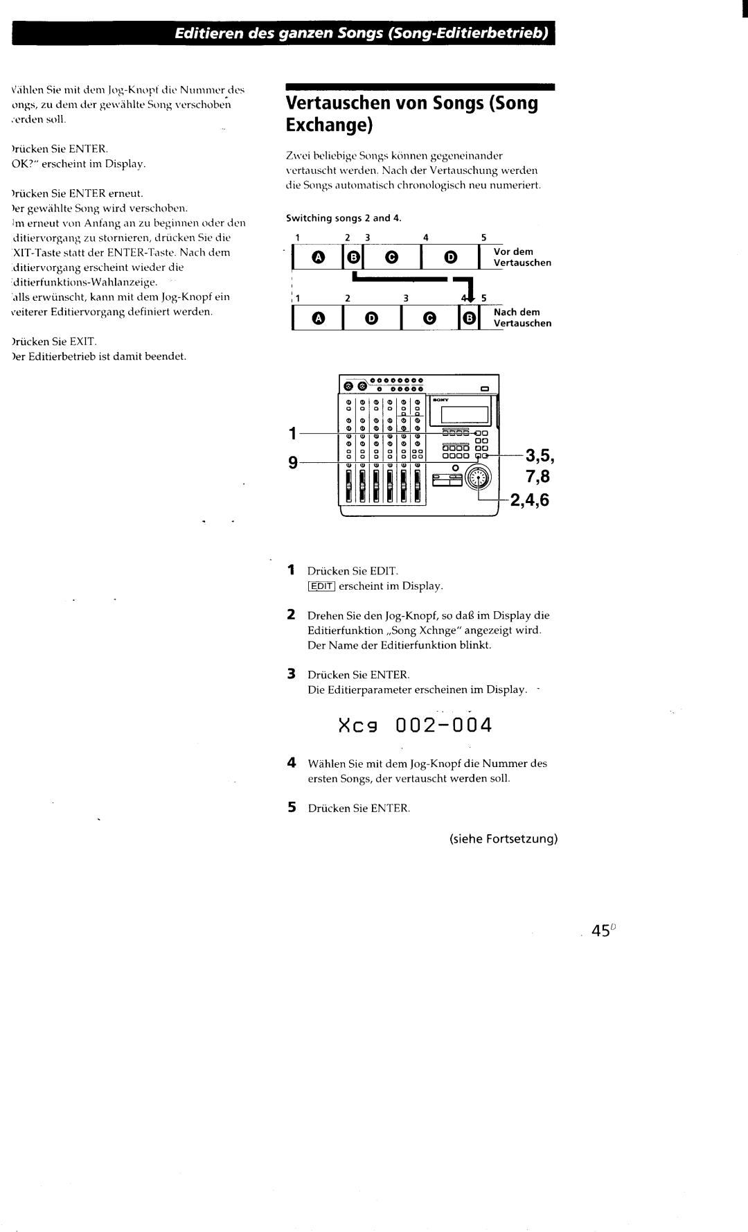 Sony MDM-X4 manual 