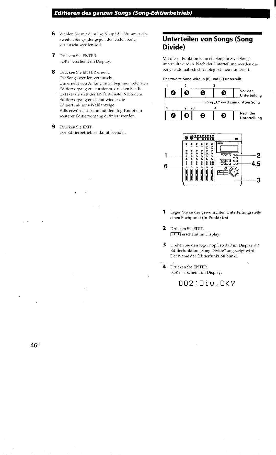 Sony MDM-X4 manual 