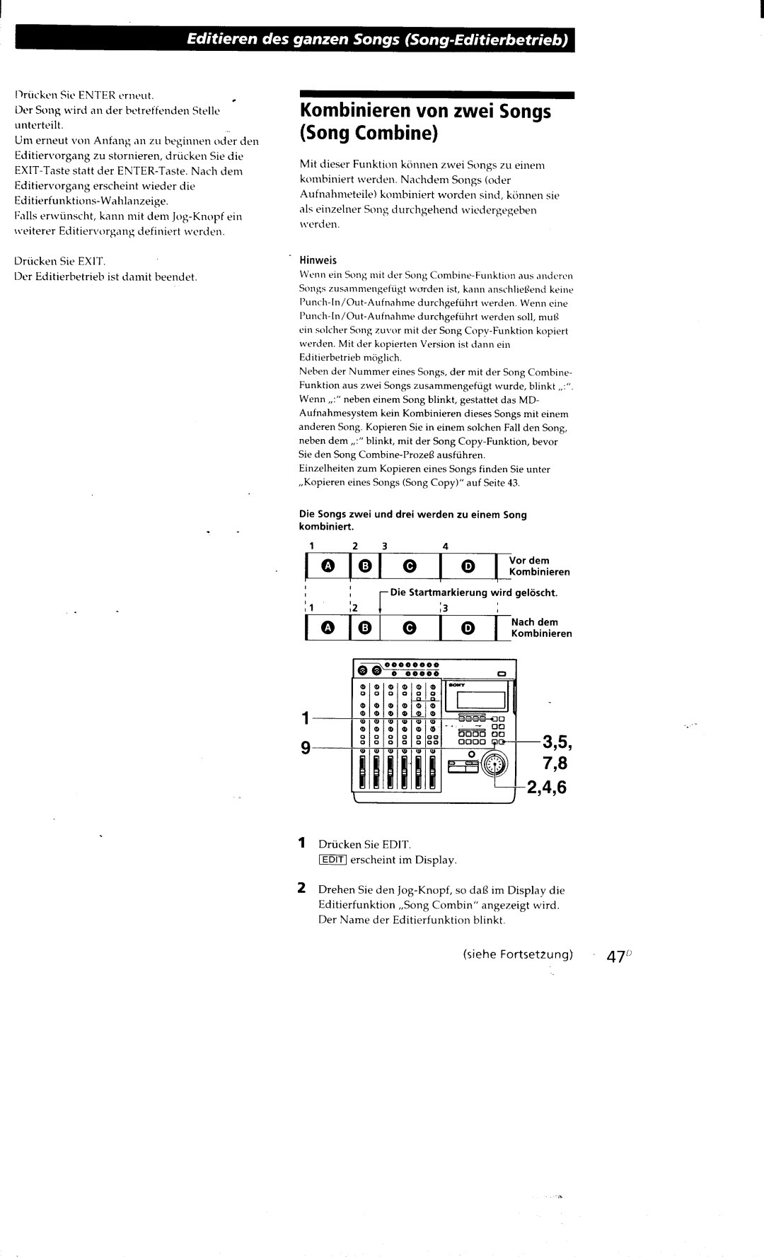 Sony MDM-X4 manual 