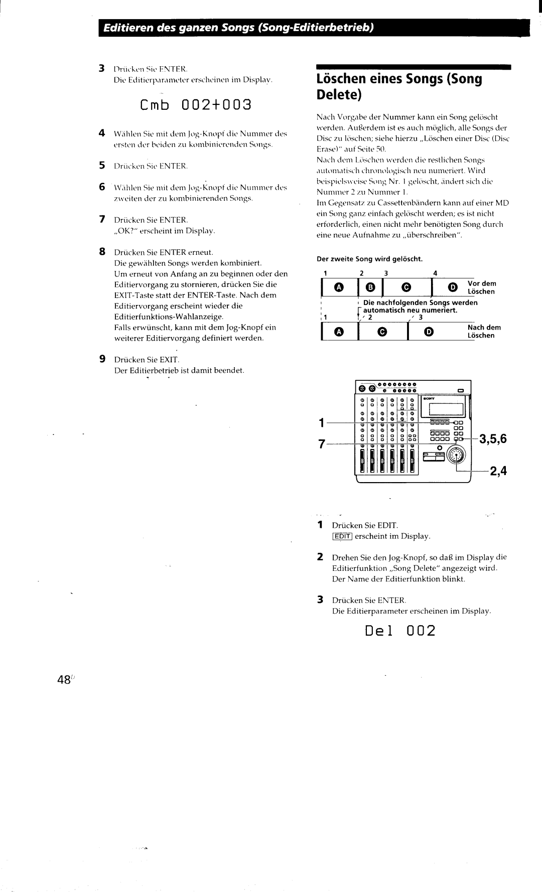 Sony MDM-X4 manual 