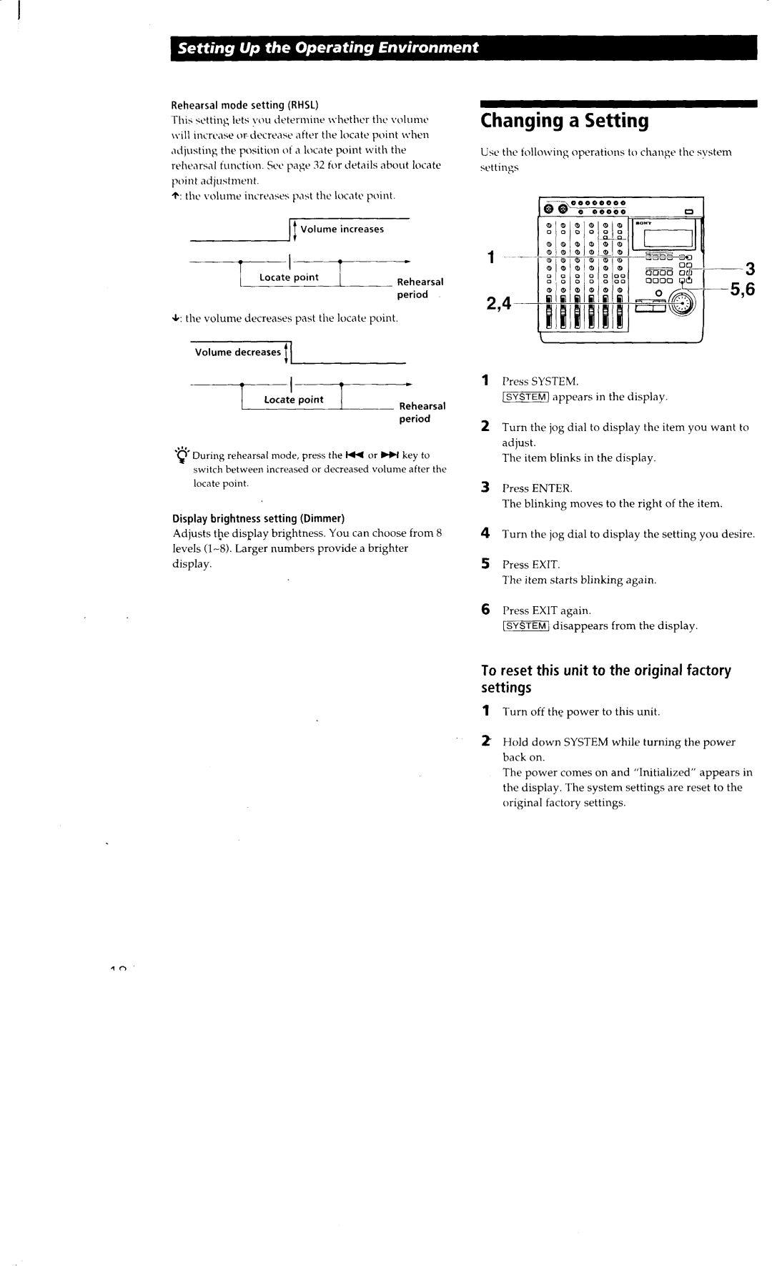 Sony MDM-X4 manual 