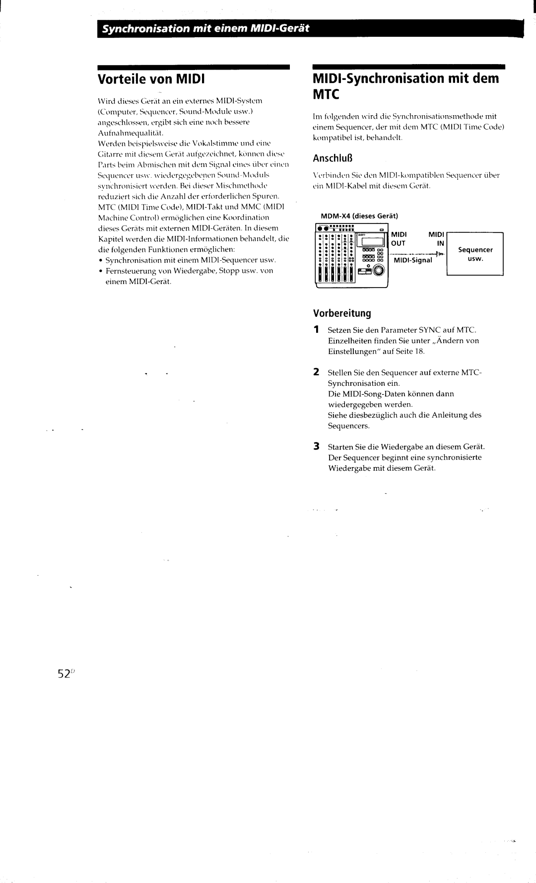 Sony MDM-X4 manual 