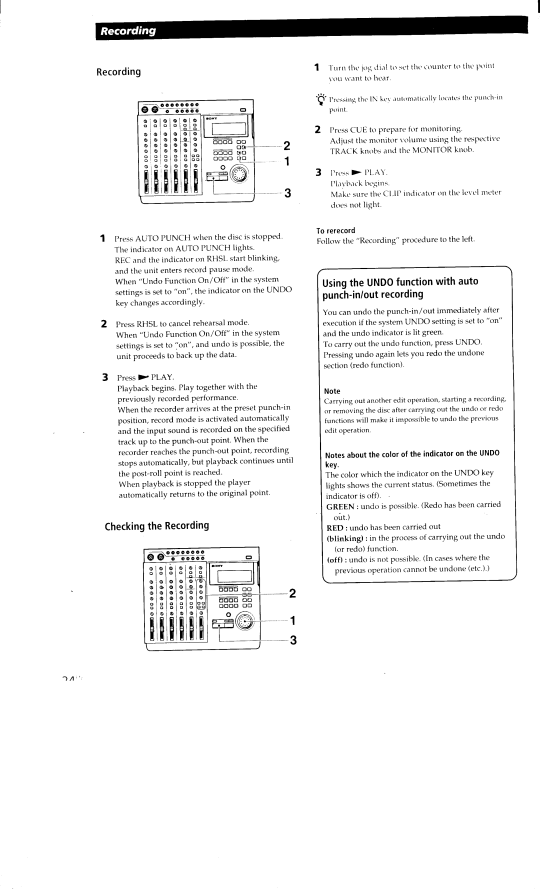 Sony MDM-X4 manual 