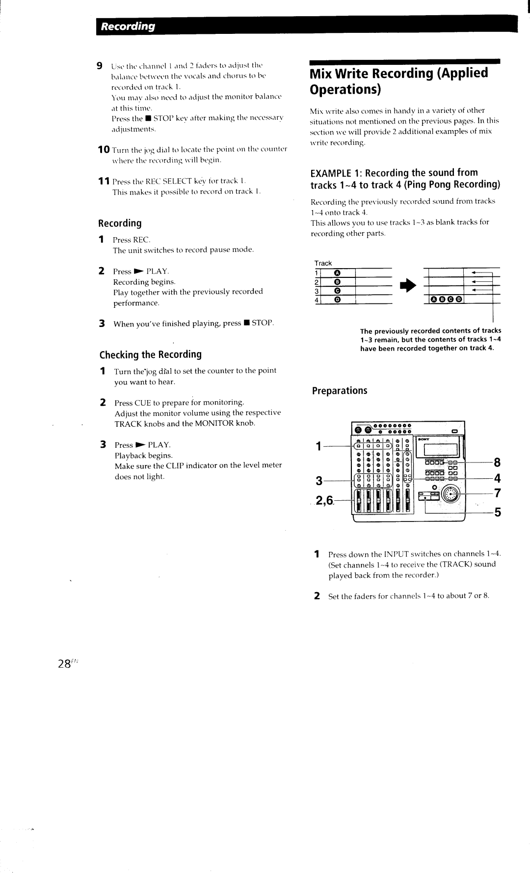 Sony MDM-X4 manual 