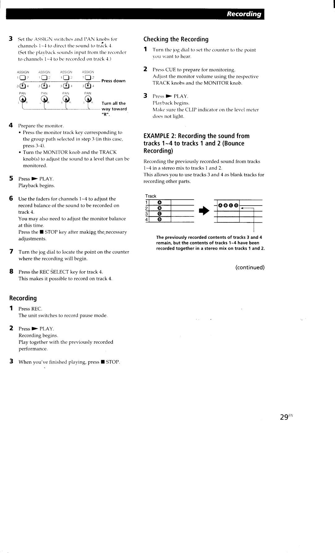 Sony MDM-X4 manual 