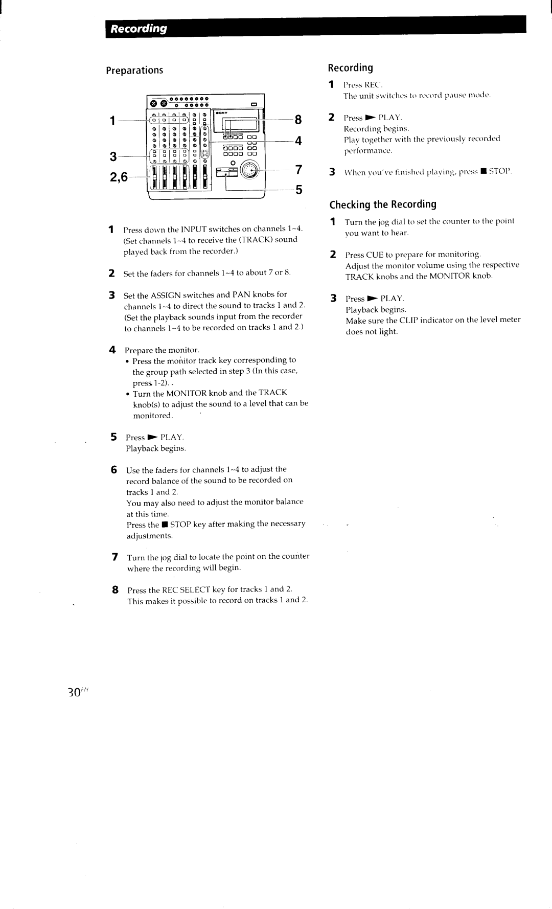 Sony MDM-X4 manual 