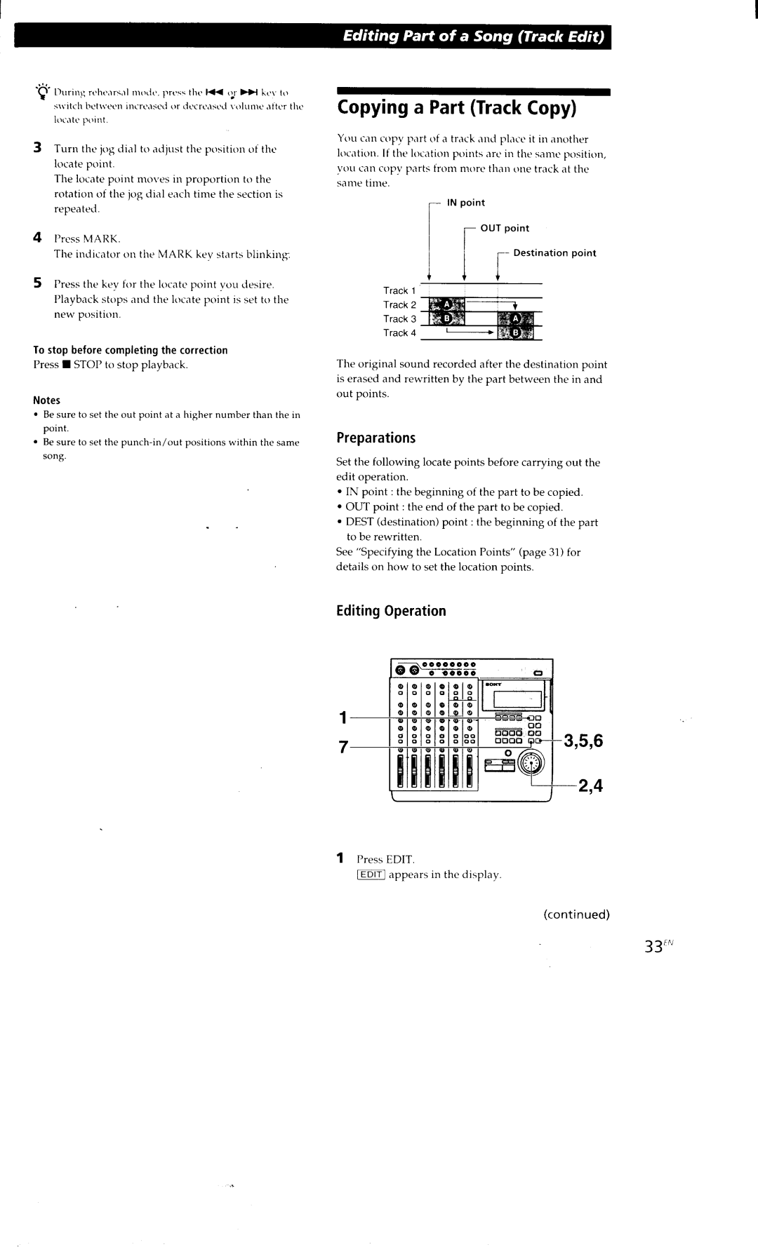 Sony MDM-X4 manual 