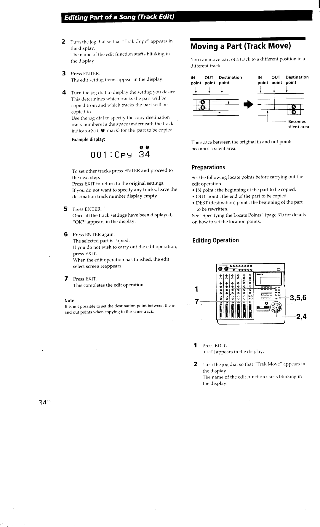 Sony MDM-X4 manual 