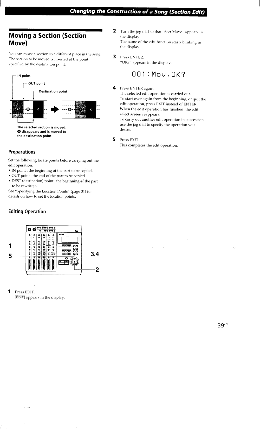 Sony MDM-X4 manual 