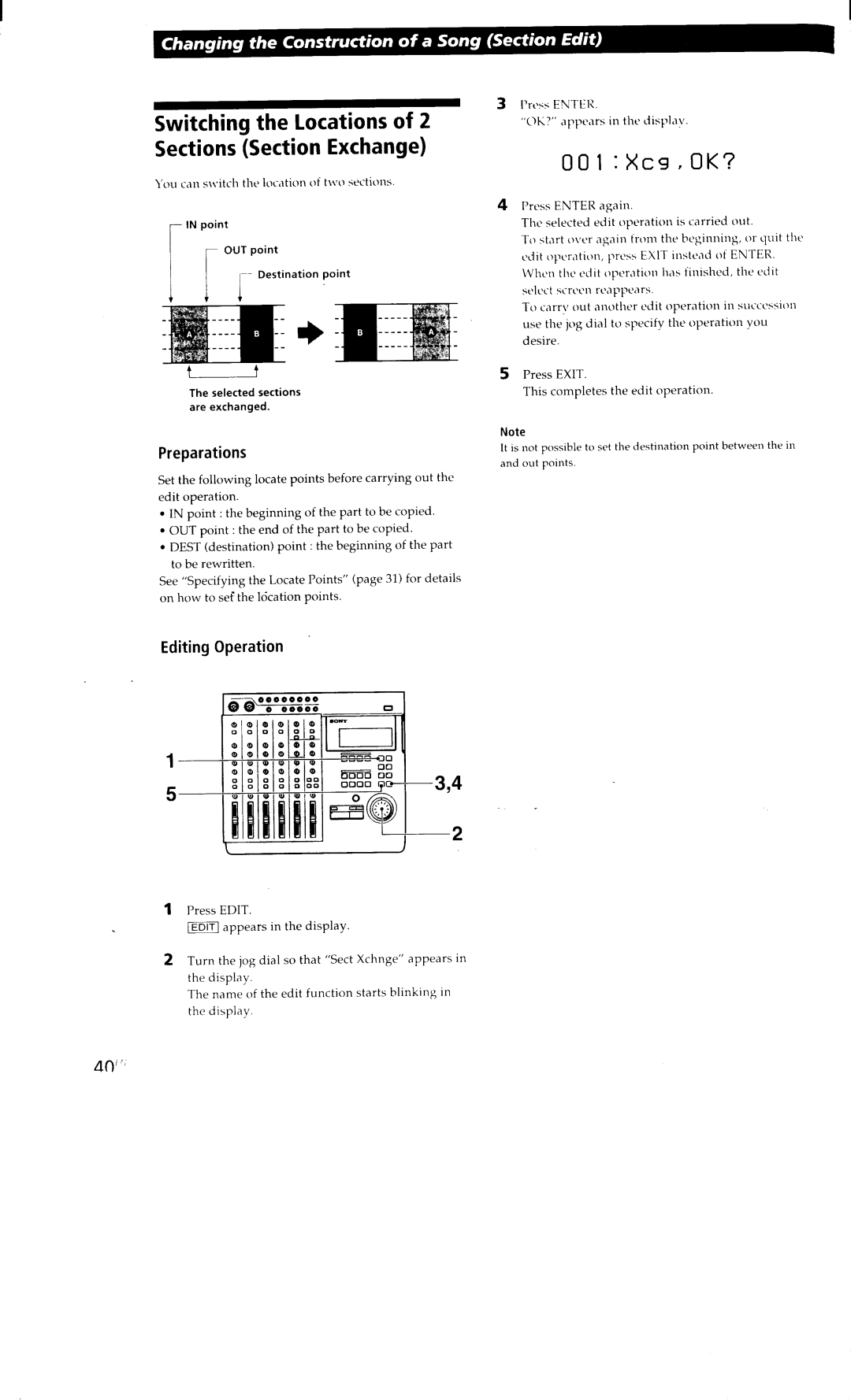 Sony MDM-X4 manual 