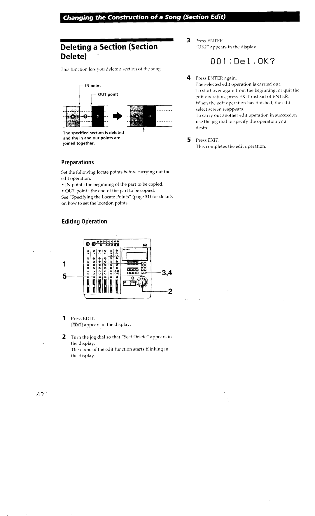 Sony MDM-X4 manual 