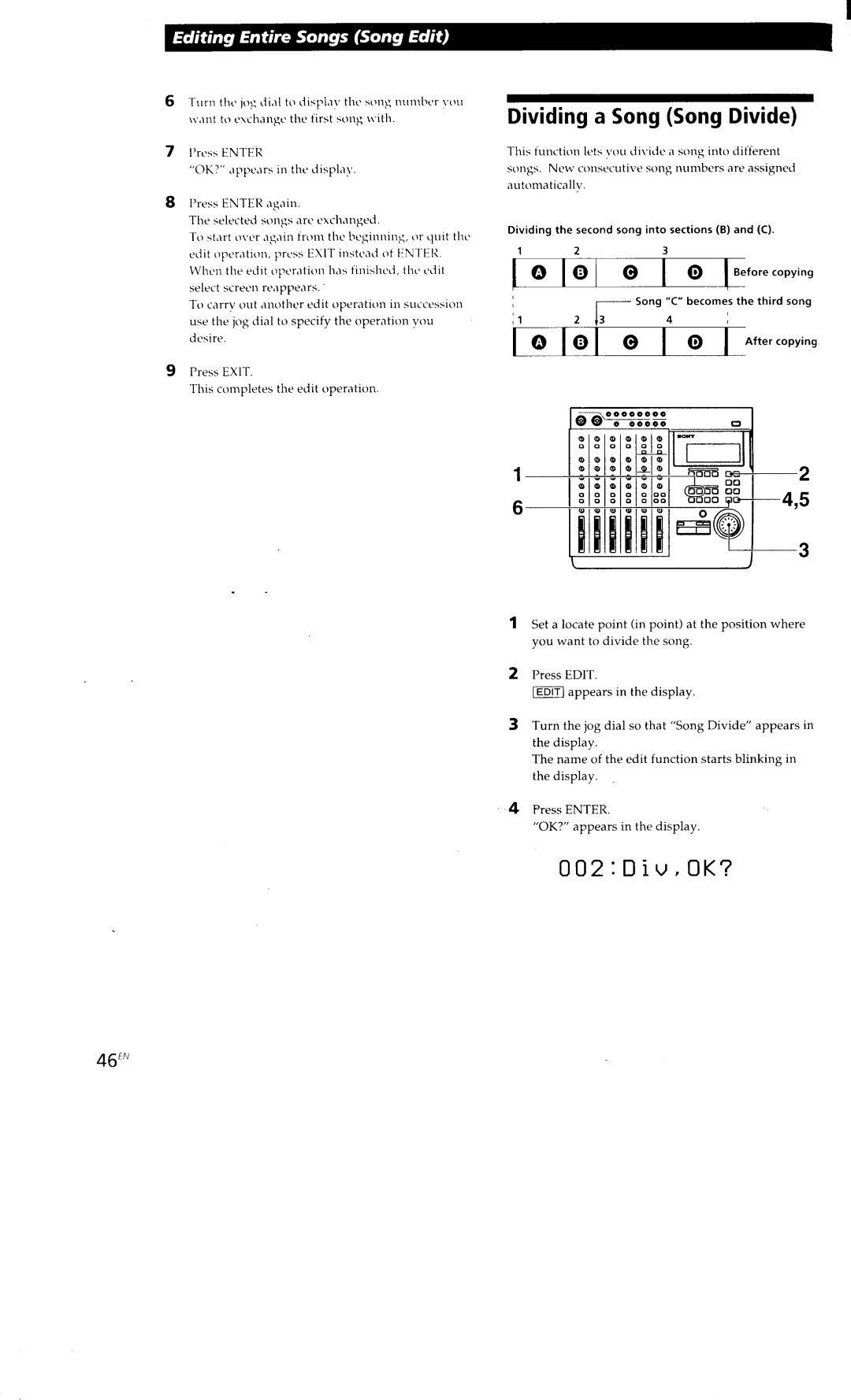 Sony MDM-X4 manual 