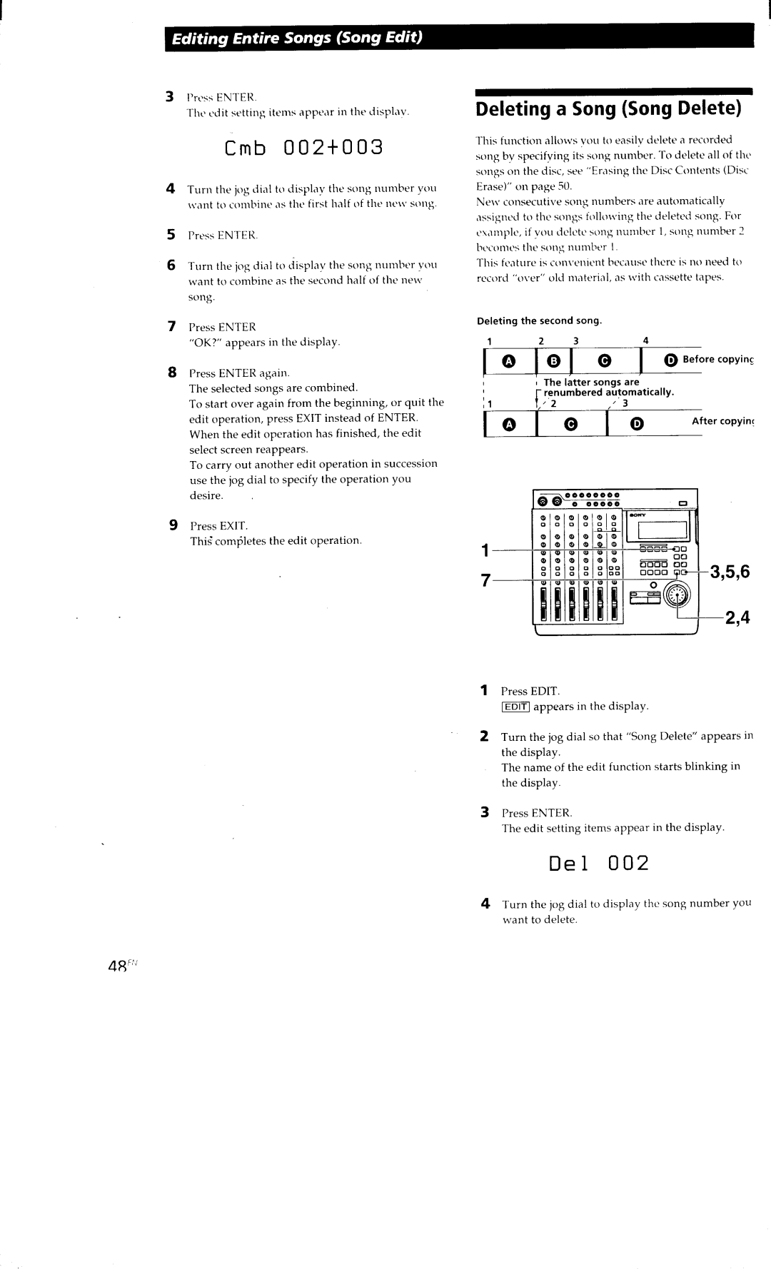 Sony MDM-X4 manual 