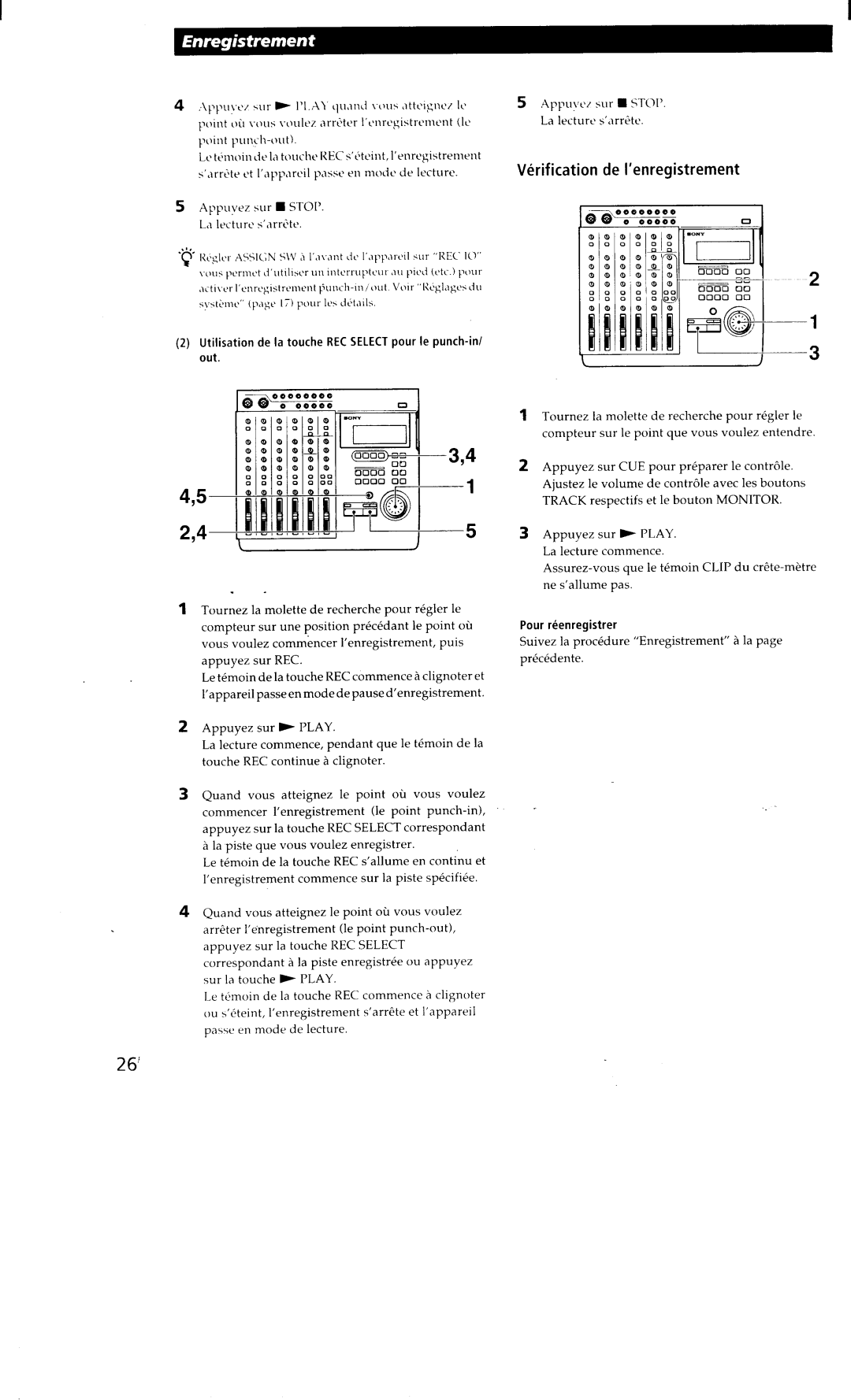 Sony MDM-X4 manual 