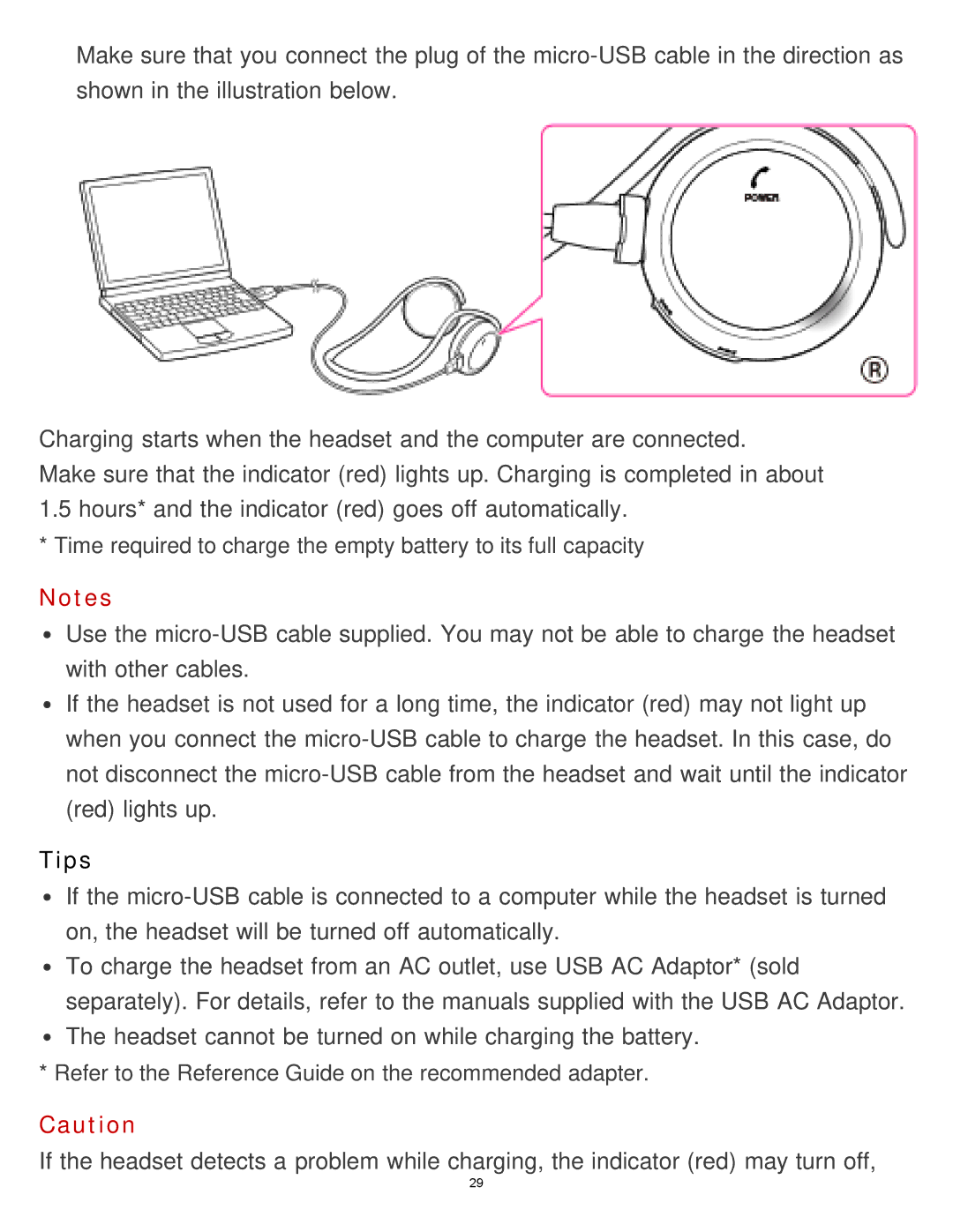 Sony MDR-AS700BT manual Tips 