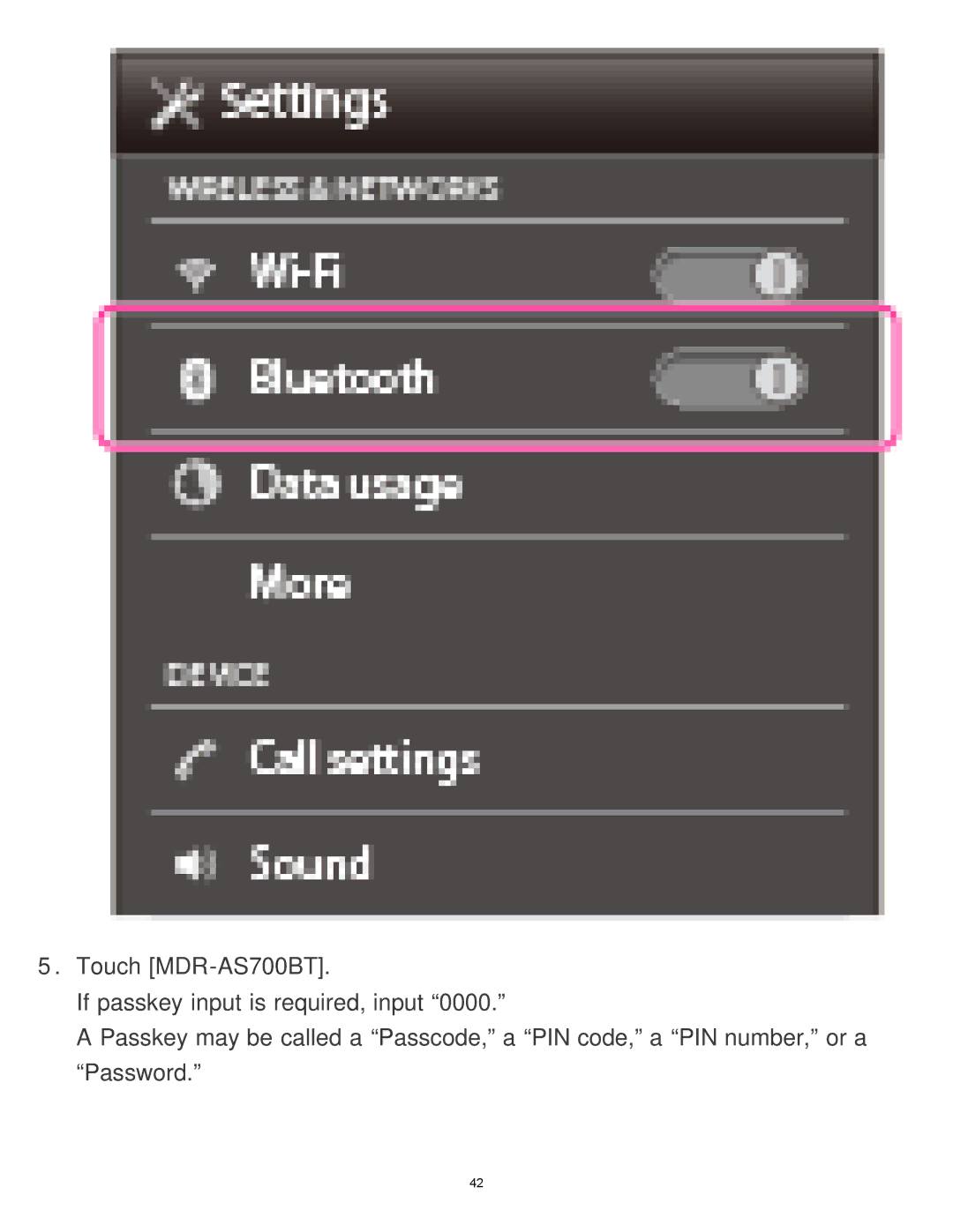 Sony MDR-AS700BT manual 