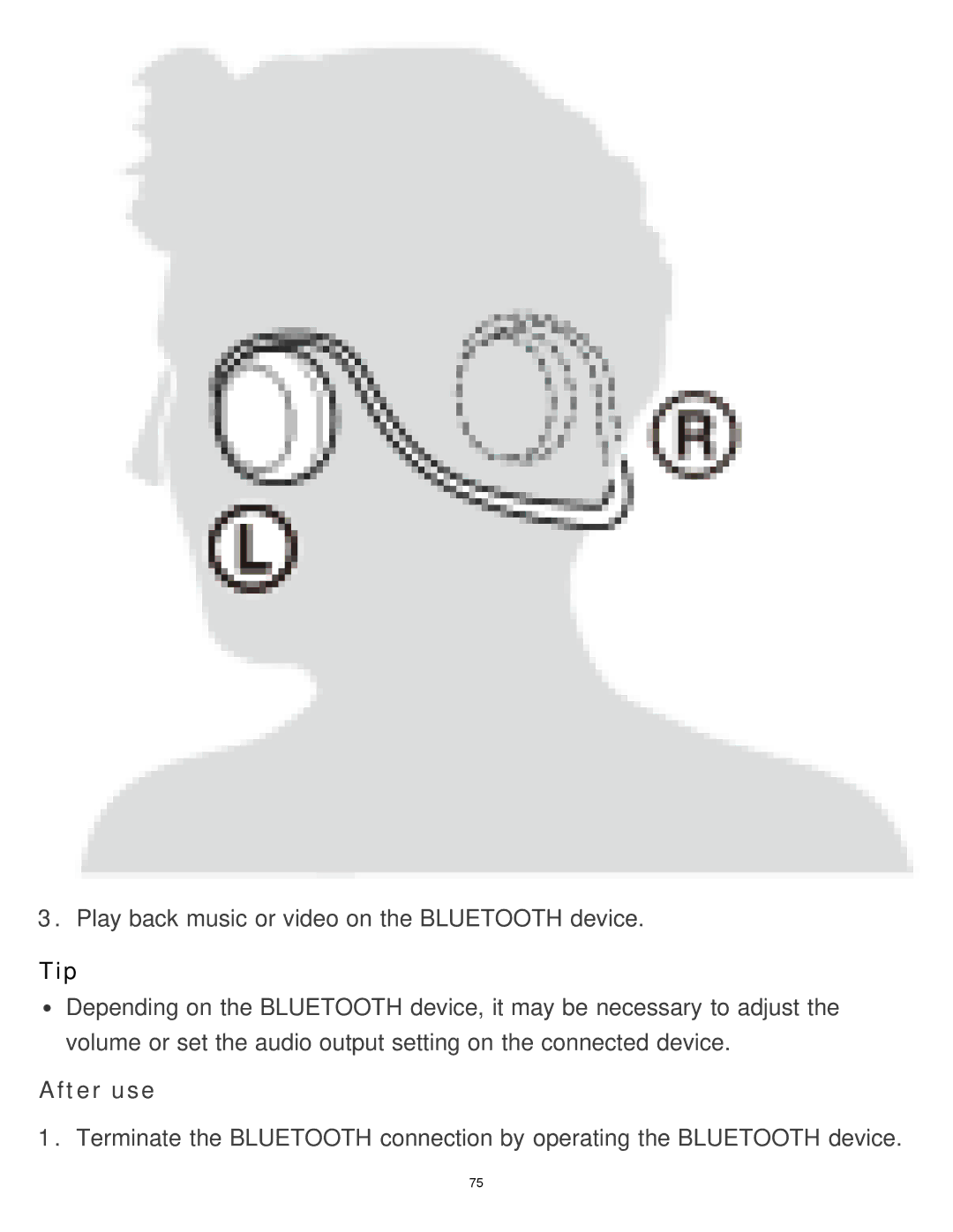 Sony MDR-AS700BT manual After use 