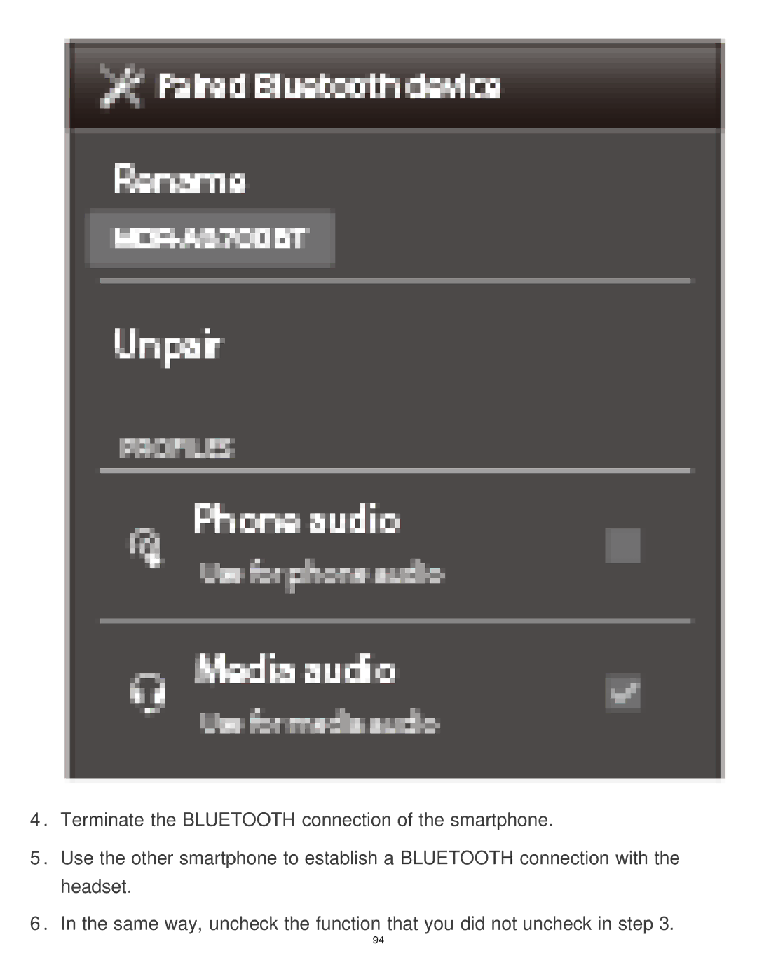 Sony MDR-AS700BT manual 