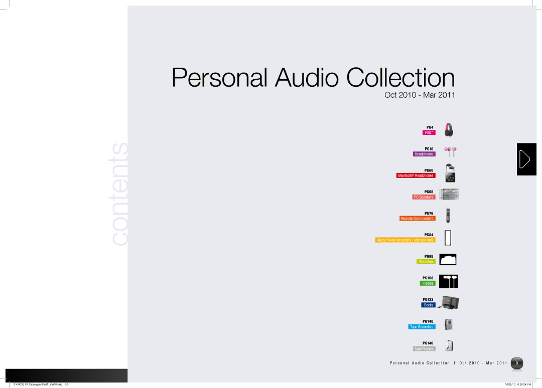 Sony MDRPQ4/PNK manual Contents 