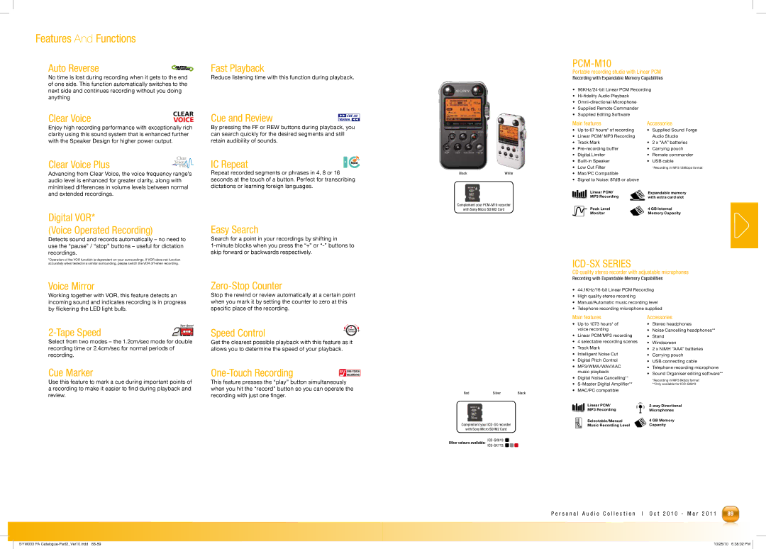 Sony MDRPQ4/PNK manual Features And Functions 