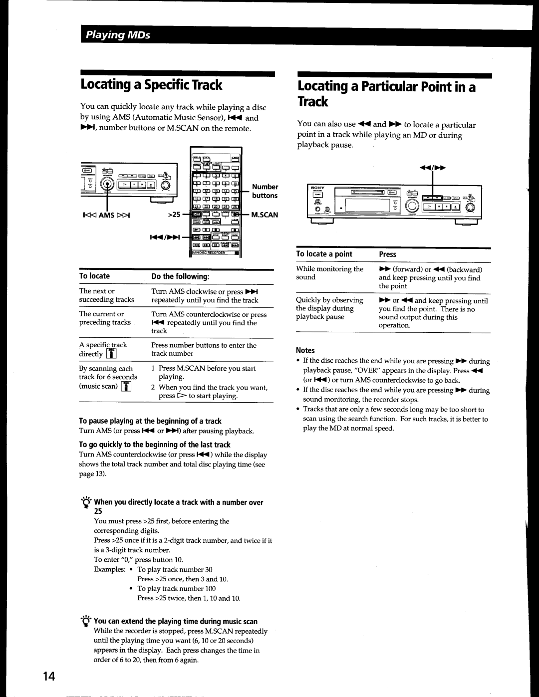 Sony MDS-302 manual 