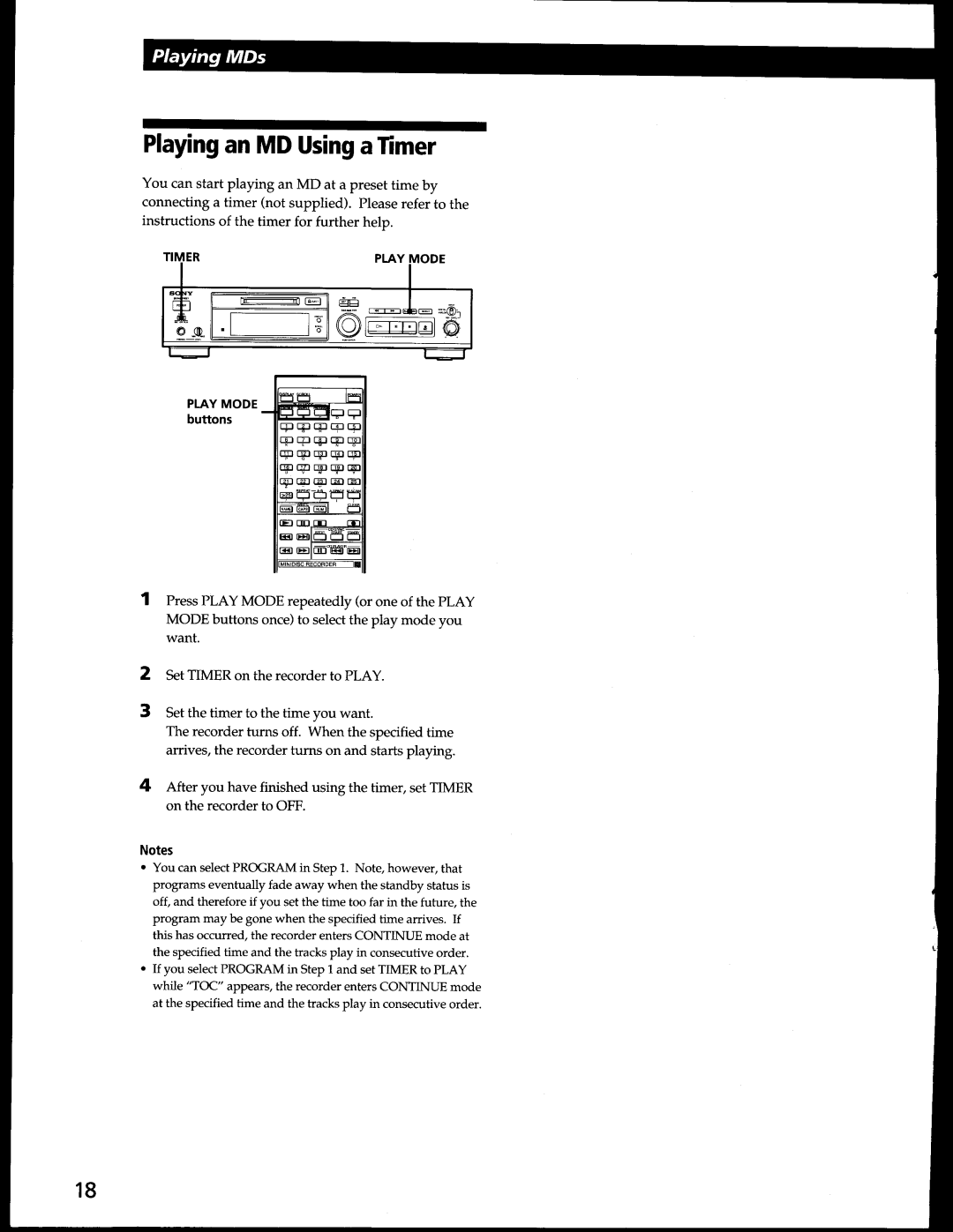 Sony MDS-302 manual 