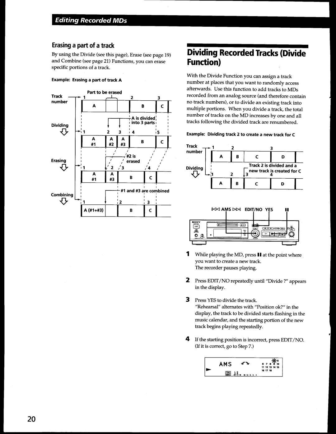 Sony MDS-302 manual 