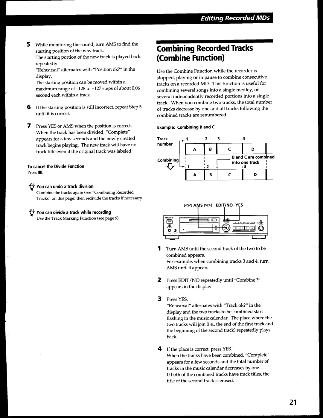 Sony MDS-302 manual 