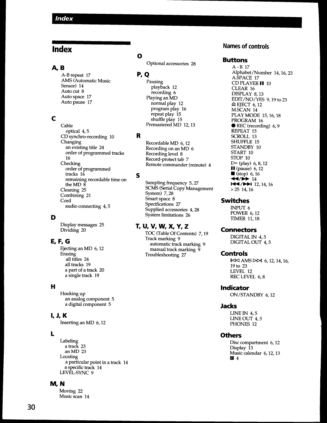 Sony MDS-302 manual 