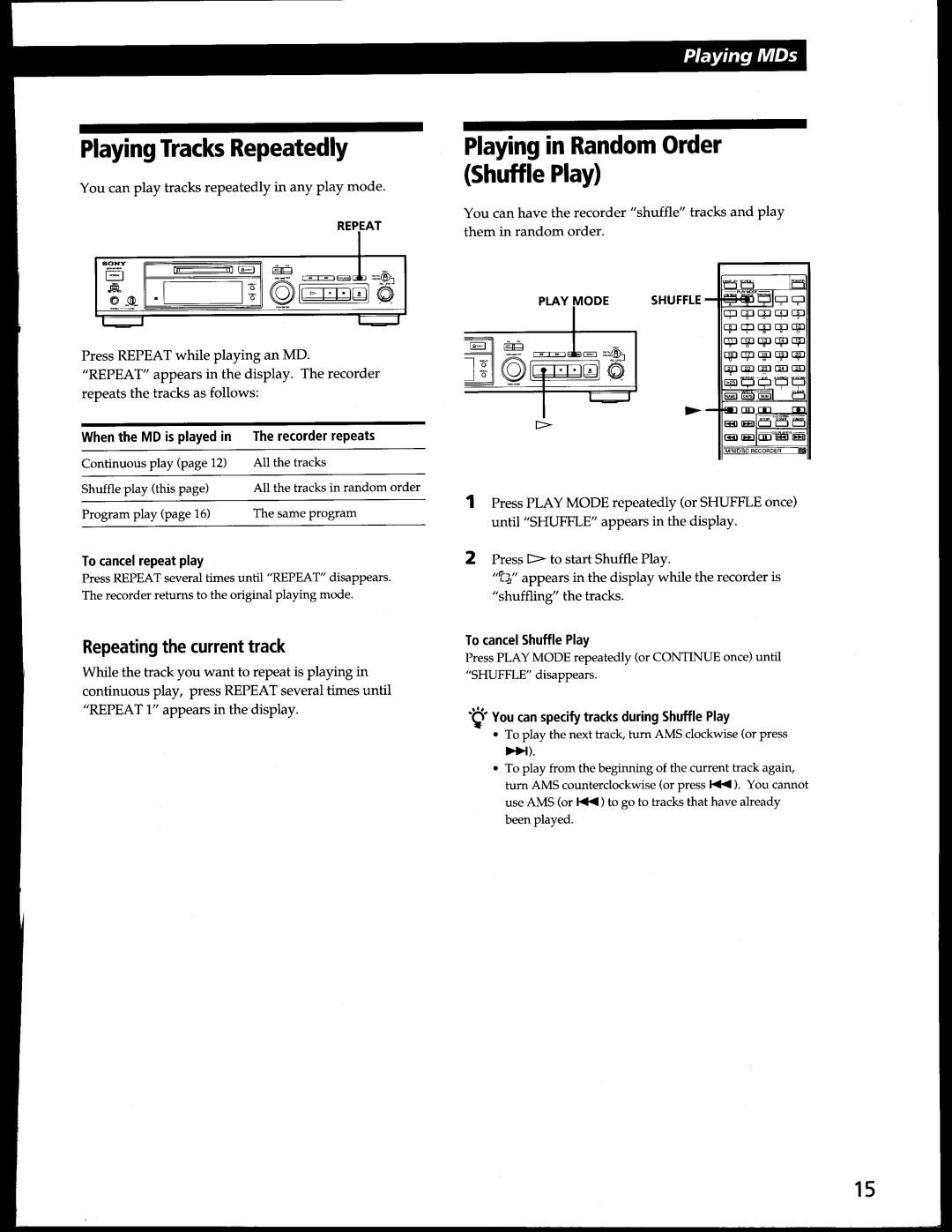 Sony MDS-302 manual 