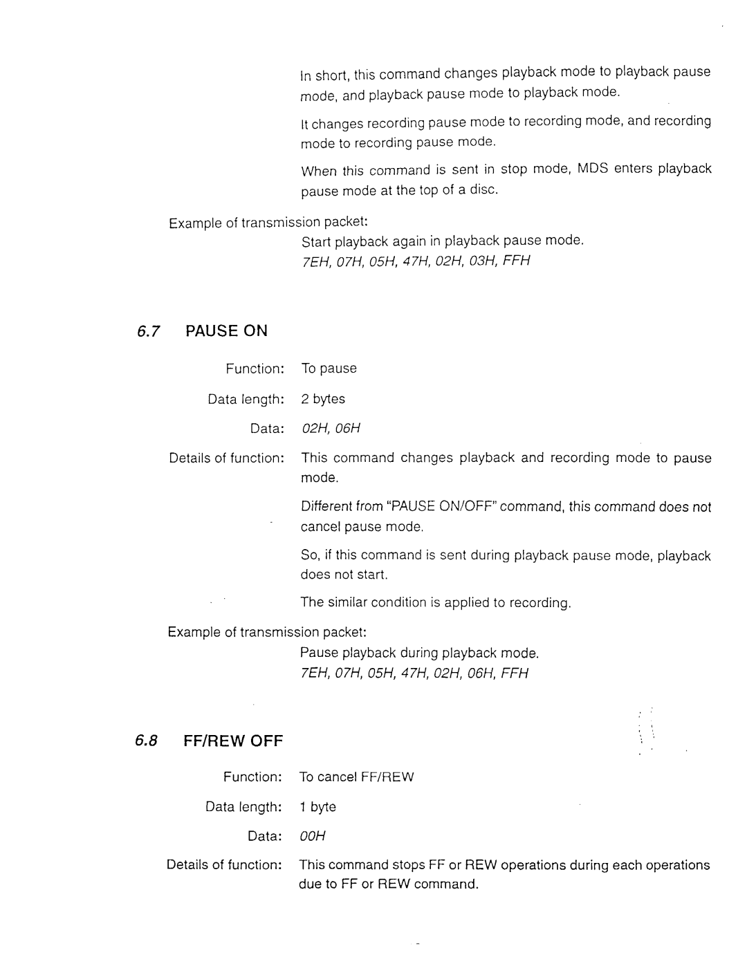 Sony MDS-E11, MDS-E52 manual 