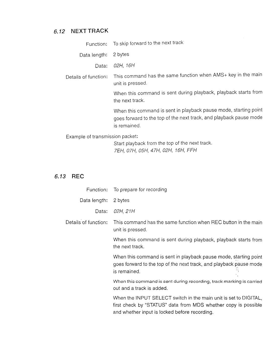 Sony MDS-E52, MDS-E11 manual 