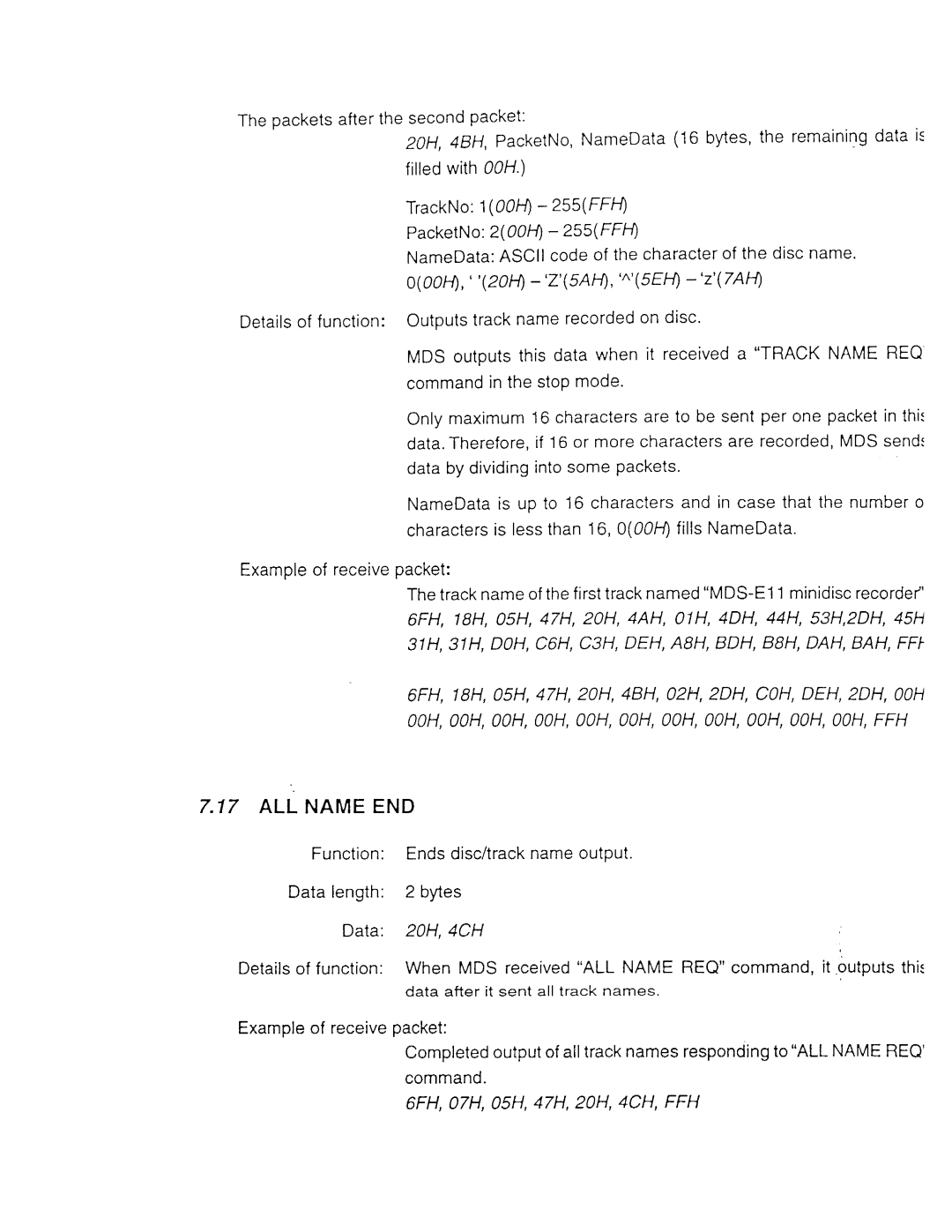 Sony MDS-E11, MDS-E52 manual 