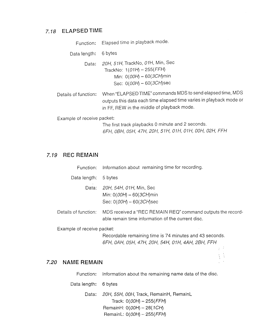 Sony MDS-E52, MDS-E11 manual 