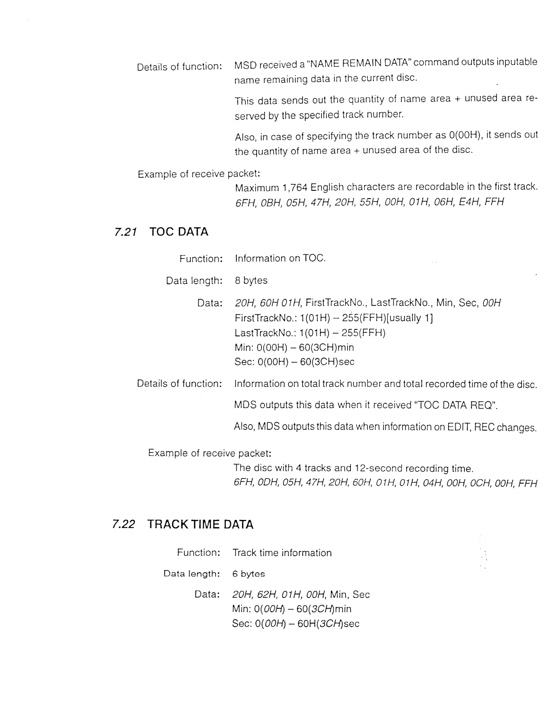 Sony MDS-E11, MDS-E52 manual 