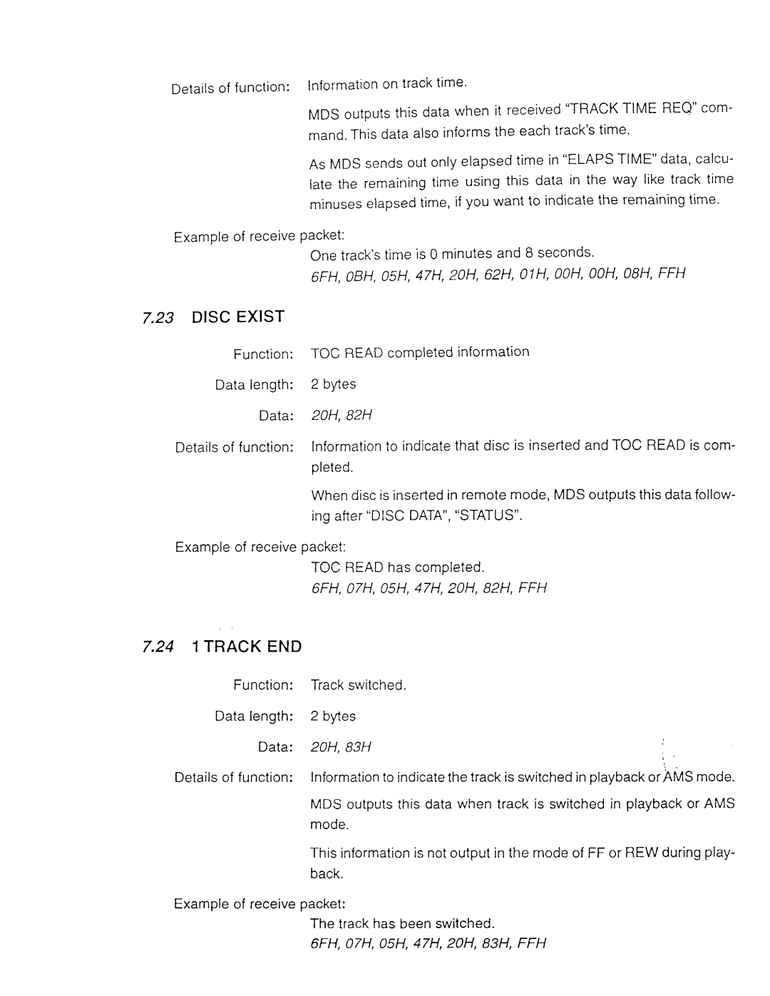 Sony MDS-E52, MDS-E11 manual 