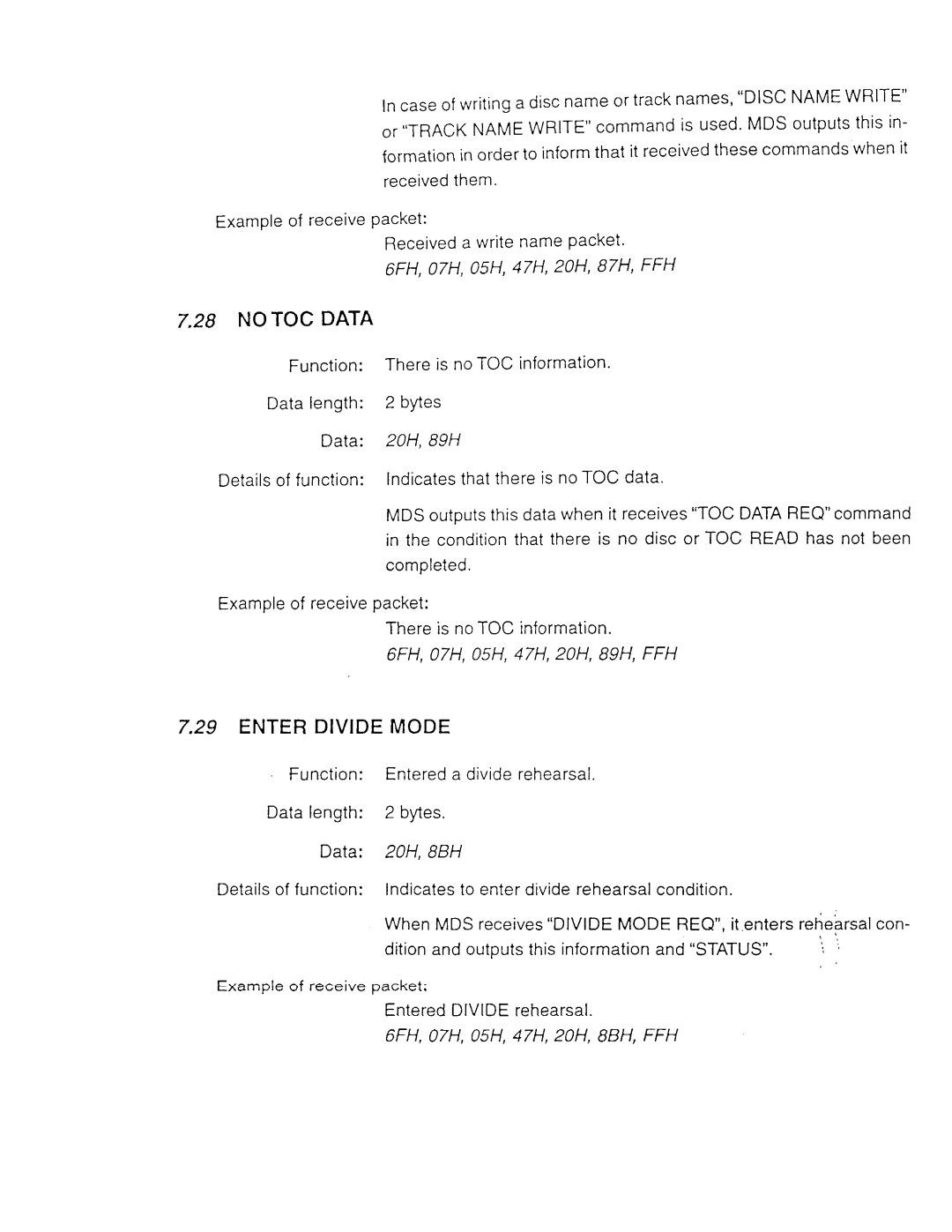 Sony MDS-E52, MDS-E11 manual 