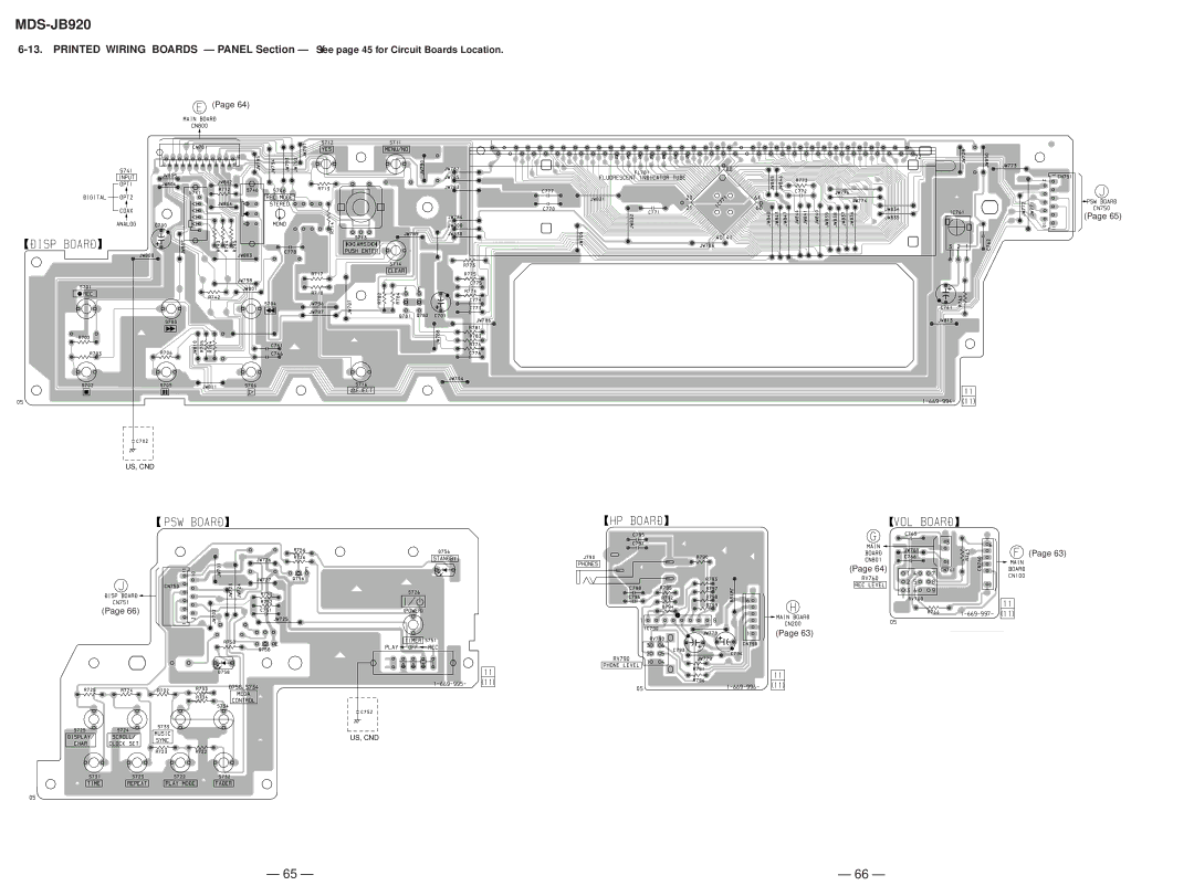 Sony MDS-JB920 service manual Us, Cnd 