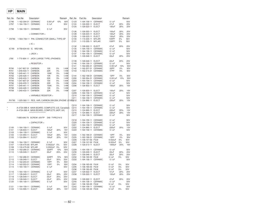 Sony MDS-JB920 service manual Main 