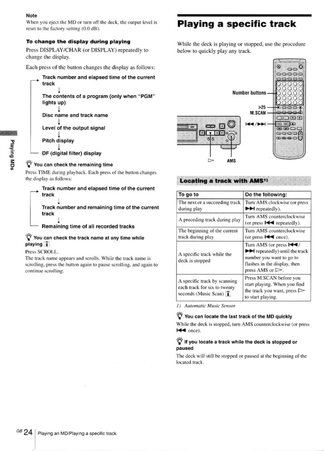 Sony MDS-JB940 manual 
